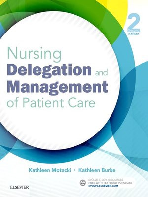 cover image of Nursing Delegation and Management of Patient Care--E-Book